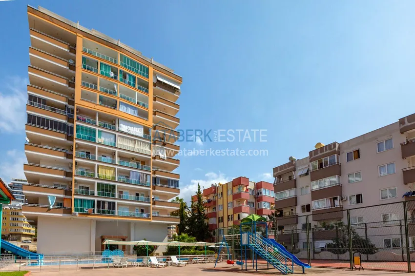 Apartament z jedną sypialnią w Mahmutlar umeblowany z otwartym widokiem na morze  7 