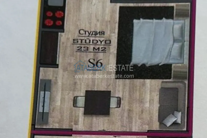 Kupuj taniej Apartament typu studio od właściciela w nowym luksusowym kompleksie premium w Mahmutlar 1 