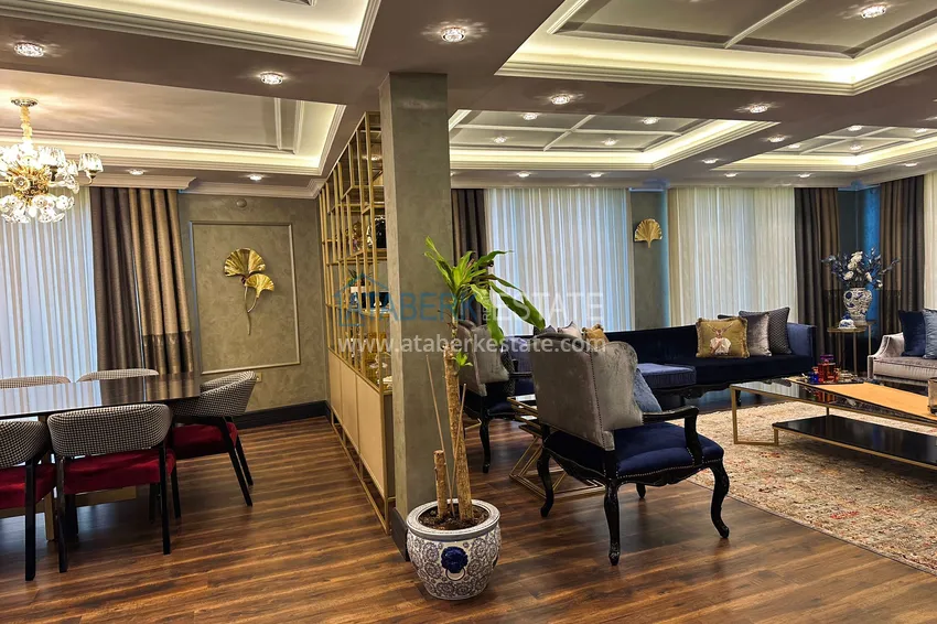 Kupuj  Umeblowana willa triplex z nowoczesnymi wnętrzami w dzielnicy Alanya - Oba 12 