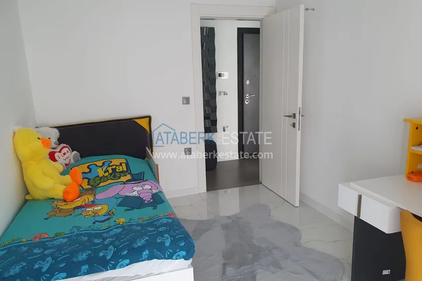 Kupuj  Liniowy czteropokojowy penthouse z meblami w centrum Alanyi w wygodnym kompleksie  16 