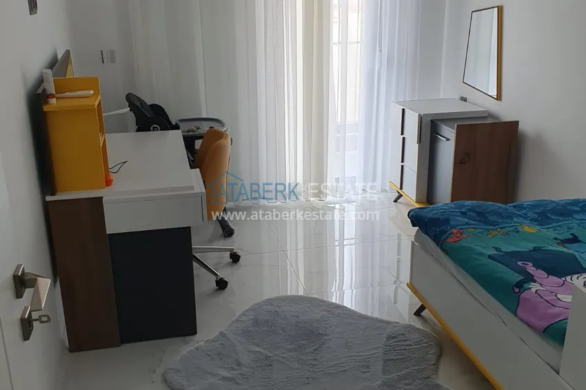 Kupuj  Liniowy czteropokojowy penthouse z meblami w centrum Alanyi w wygodnym kompleksie  18 