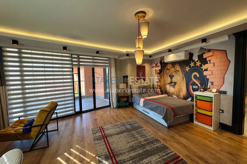 Kupuj  Umeblowana willa triplex z nowoczesnymi wnętrzami w dzielnicy Alanya - Oba 28 