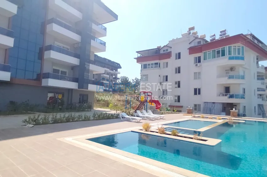 Jednopokojowe mieszkanie do wynajęcia w nowoczesnym kompleksie mieszkalnym — Alanya, dzielnica Oba nr 13 2 
