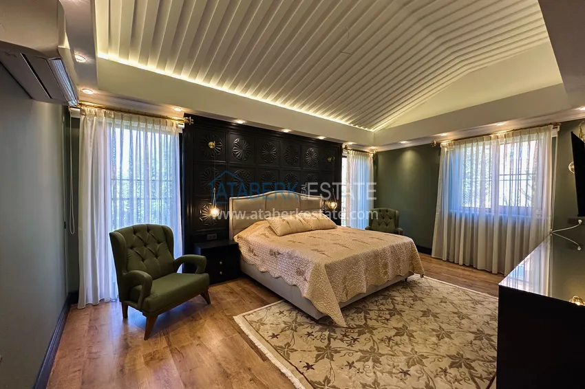 Kupuj  Umeblowana willa triplex z nowoczesnymi wnętrzami w dzielnicy Alanya - Oba 37 