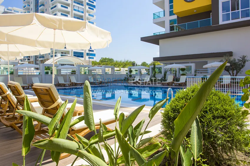 Apartament 1+1 od właściciela z meblami i widokiem na góry, dzielnica Mahmutlar — Alanya 3 