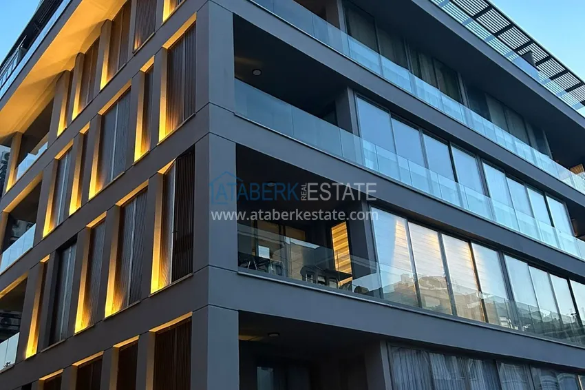 Liniowy czteropokojowy penthouse z meblami w centrum Alanyi w wygodnym kompleksie  5 