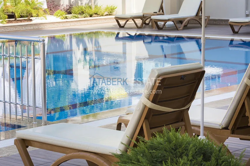 Apartament 1+1 od właściciela z meblami i widokiem na góry, dzielnica Mahmutlar — Alanya 7 