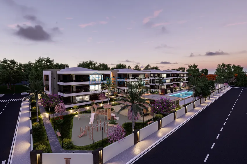 Komfortowy projekt kompleksowy w budowie w Antalyi, dzielnicy Dosemealti 1 