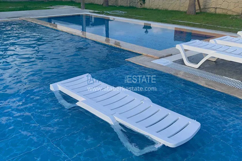 Mieszkanie do wynajęcia w Alanya, dzielnica Avsallar z meblami w kompleksie z prywatną plażą  12 