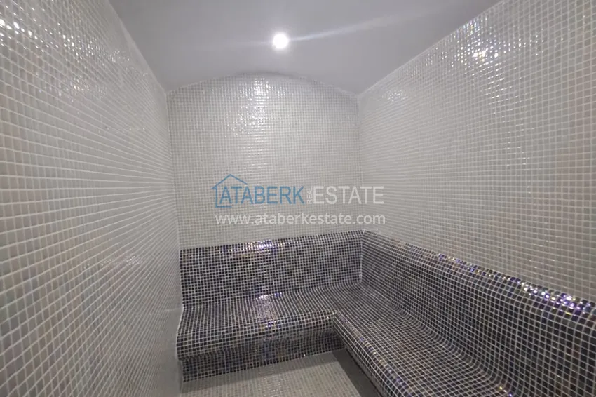 Apartament 1+1 z nowymi meblami i widokiem na morze w Alanyi, dzielnica Kargicak — 350 metrów od wybrzeża  11 