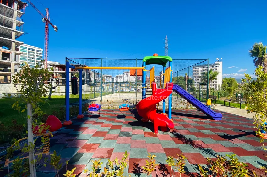 Apartament 1+1 w Avsallar z pięknym wykończeniem w nowym budynku. Nadaje się do wynajmu krótkoterminowego  11 