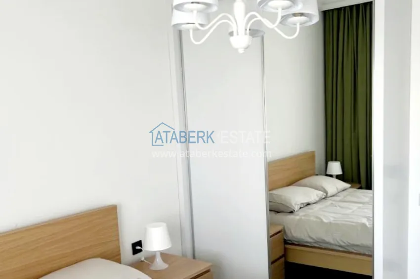 Kupuj  Apartament 1+1 z nowymi meblami i widokiem na morze w Alanyi, dzielnica Kargicak — 350 metrów od wybrzeża  14 