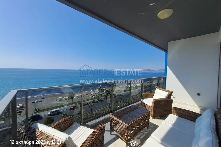 Kupuj Umeblowany apartament 2+1 z widokiem na morze przy plaży, dzielnica Mahmutlar — Alanya 13