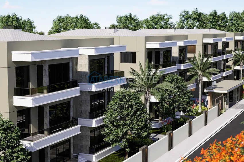 Komfortowy projekt kompleksowy w budowie w Antalyi, dzielnicy Dosemealti 16 