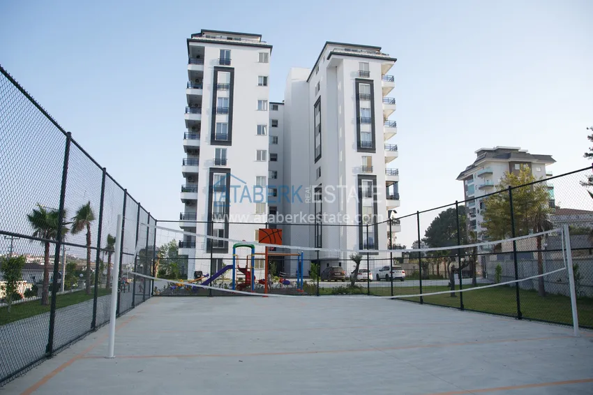 Mieszkanie do wynajęcia w Alanya, dzielnica Avsallar z meblami w kompleksie z prywatną plażą  14 