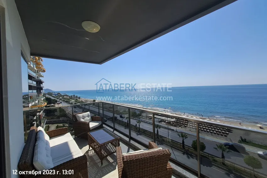 Kupuj Umeblowany apartament 2+1 z widokiem na morze przy plaży, dzielnica Mahmutlar — Alanya 14