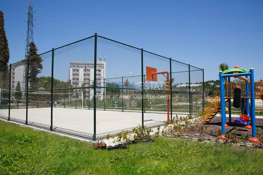 Mieszkanie do wynajęcia w Alanya, dzielnica Avsallar z meblami w kompleksie z prywatną plażą  15 