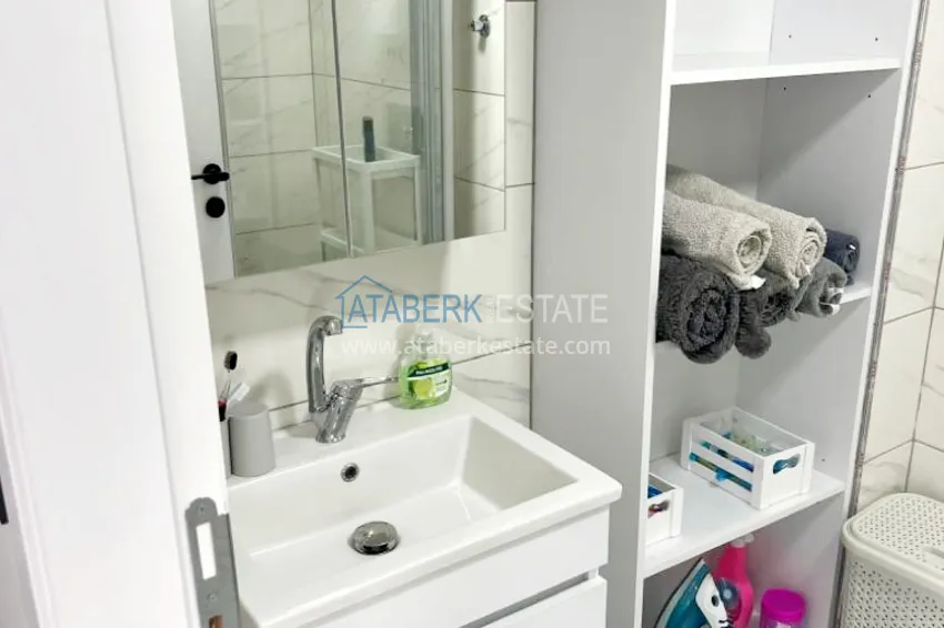 Kupuj  Apartament 1+1 z nowymi meblami i widokiem na morze w Alanyi, dzielnica Kargicak — 350 metrów od wybrzeża  17 