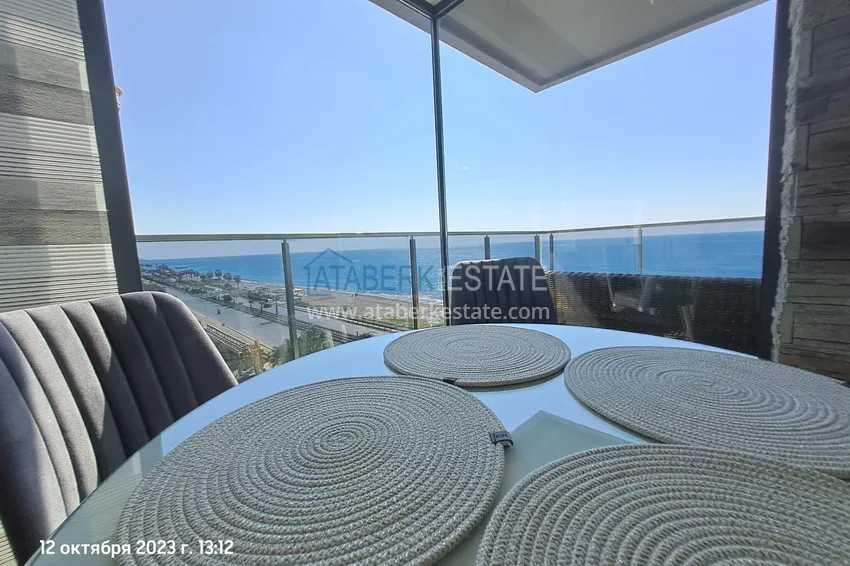 Kupuj Umeblowany apartament 2+1 z widokiem na morze przy plaży, dzielnica Mahmutlar — Alanya 16