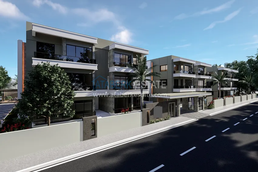 Komfortowy projekt kompleksowy w budowie w Antalyi, dzielnicy Dosemealti 17 