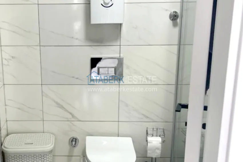 Kupuj  Apartament 1+1 z nowymi meblami i widokiem na morze w Alanyi, dzielnica Kargicak — 350 metrów od wybrzeża  18 