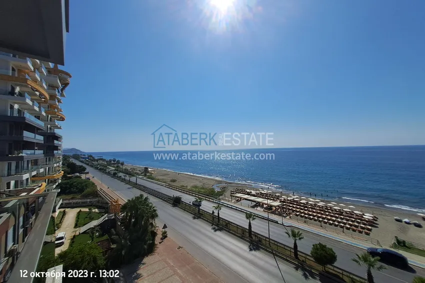 Kupuj Umeblowany apartament 2+1 z widokiem na morze przy plaży, dzielnica Mahmutlar — Alanya 18