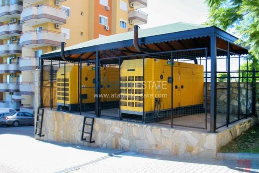 Panoramiczny apartament z dwiema sypialniami i meblami, przeszklony balkon w Mahmutlar 20 