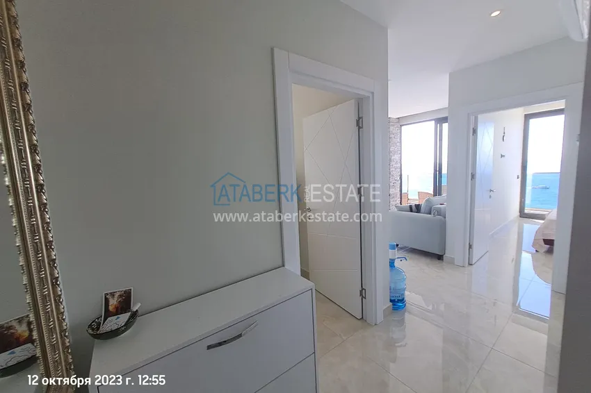 Kupuj Umeblowany apartament 2+1 z widokiem na morze przy plaży, dzielnica Mahmutlar — Alanya 1