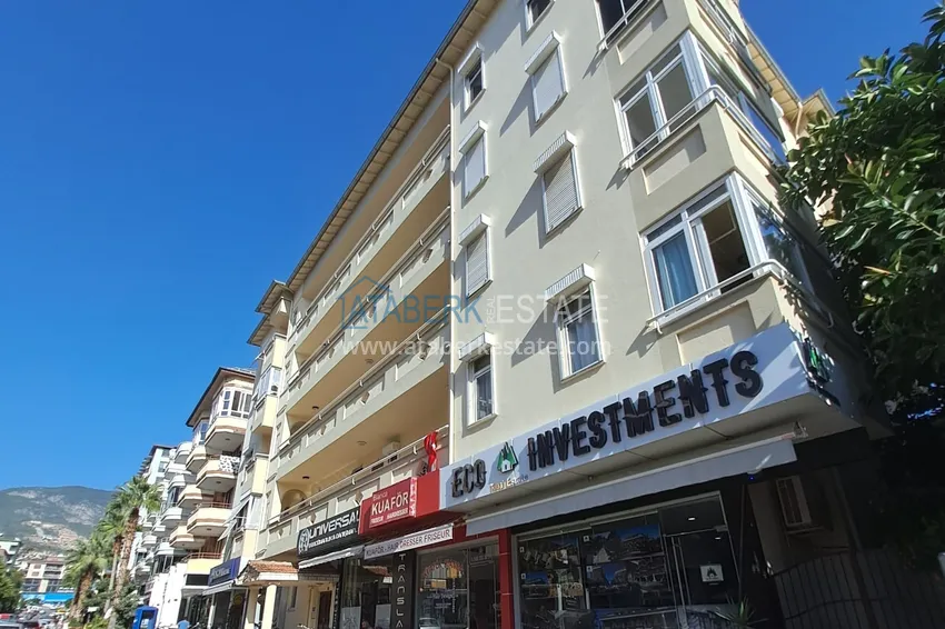 Umeblowane mieszkanie 2+1 w centrum Alanyi — odpowiednie do uzyskania zezwolenia na pobyt 2 
