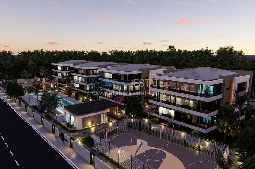 Komfortowy projekt kompleksowy w budowie w Antalyi, dzielnicy Dosemealti 2 