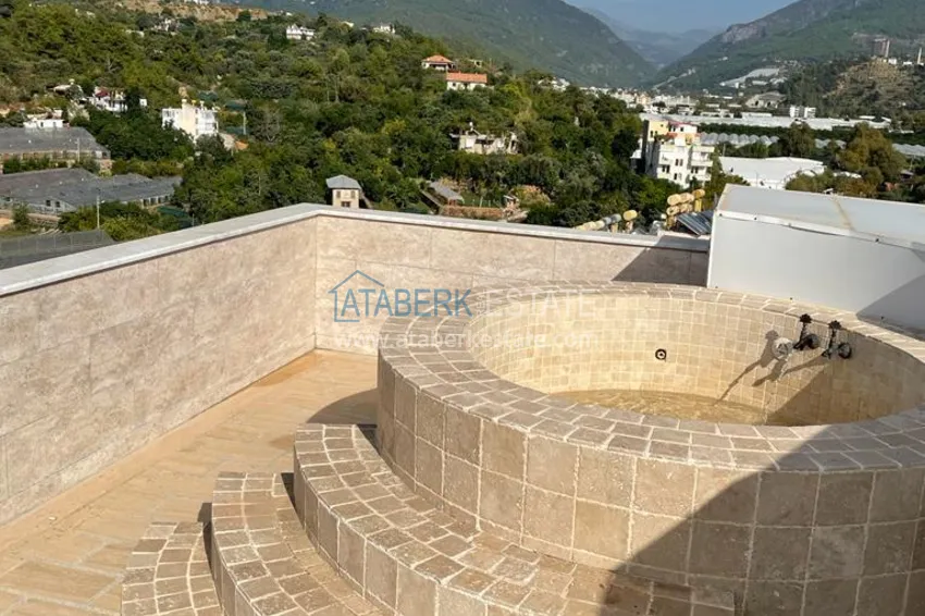 Kupuj  Umeblowany duplex z basenem na tarasie w Tosmur, Alanya 22 