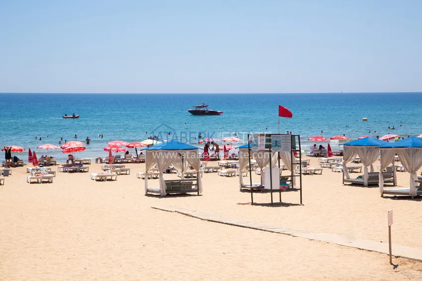 Jednopokojowe mieszkanie do wynajęcia z widokiem na morze w Alanya, dzielnica Avsallar  27 