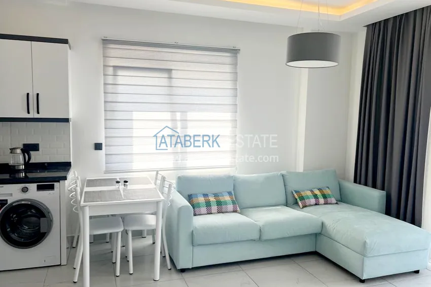 Kupuj  Apartament 1+1 z nowymi meblami i widokiem na morze w Alanyi, dzielnica Kargicak — 350 metrów od wybrzeża  3 