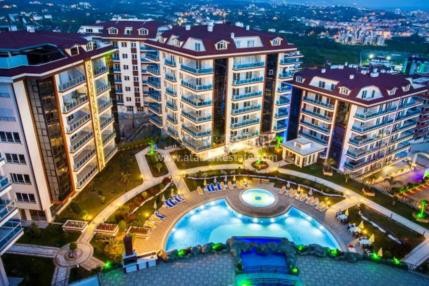 Mieszkanie z dwiema sypialniami do wynajęcia w rezydencji premium — Alanya, Oba A-2 2 