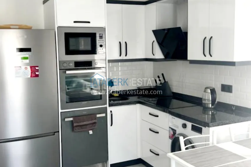 Kupuj  Apartament 1+1 z nowymi meblami i widokiem na morze w Alanyi, dzielnica Kargicak — 350 metrów od wybrzeża  4 