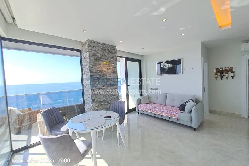 Kupuj Umeblowany apartament 2+1 z widokiem na morze przy plaży, dzielnica Mahmutlar — Alanya 3