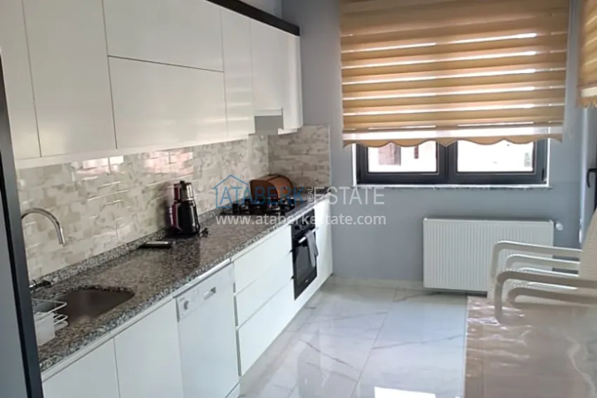Kupuj  Umeblowany apartament 3+1 z przeszklonym balkonem i widokiem na góry - Centrum Alanya 6 
