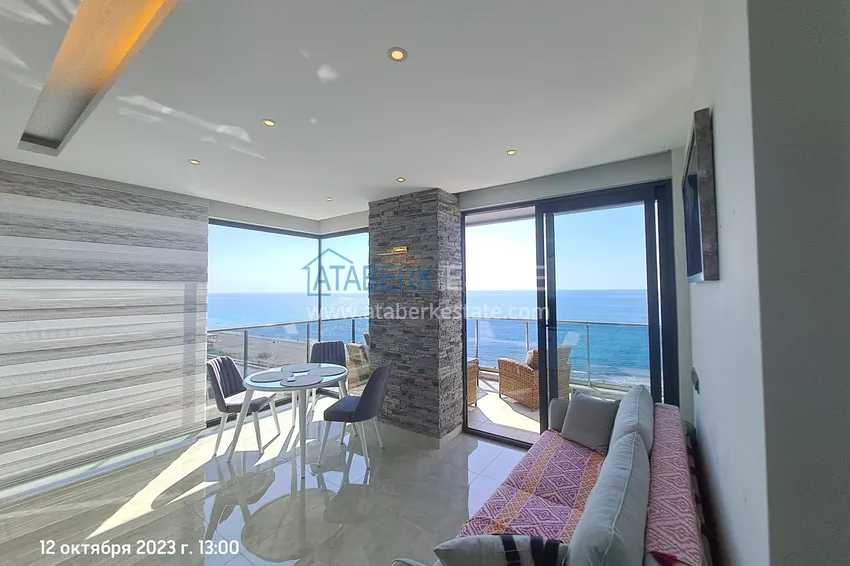 Kupuj Umeblowany apartament 2+1 z widokiem na morze przy plaży, dzielnica Mahmutlar — Alanya 4