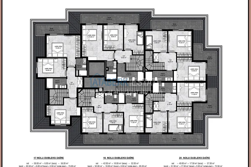 Kupuj taniej Kompleksowy projekt segmentu komfortowego w budowie w centrum Alanyi  7 