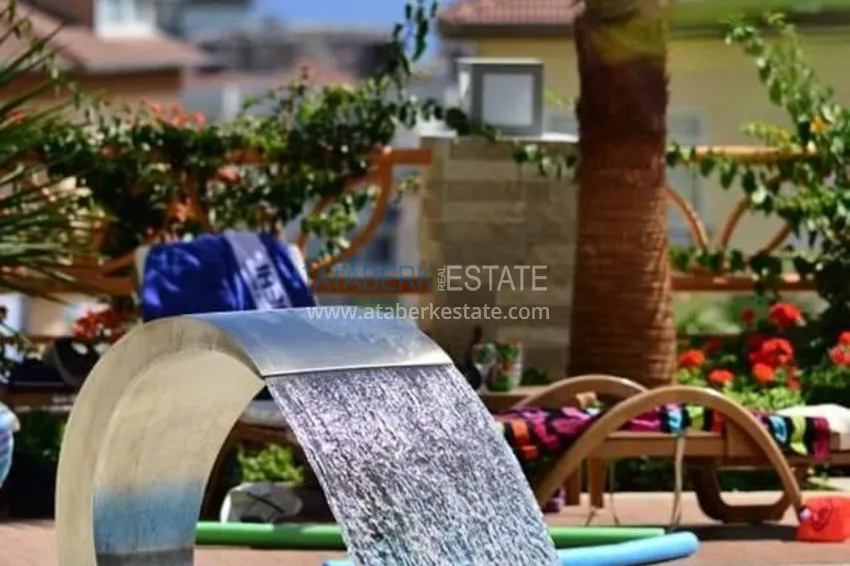 Apartament 1+1 z meblami i widokiem na morze w dzielnicy Cikcilli, Alanya 7 