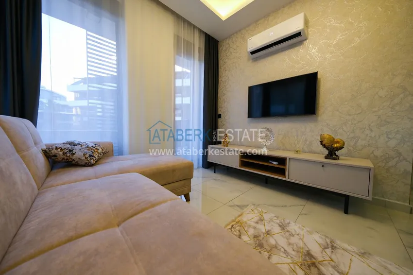 Kupuj  Jednopokojowy apartament z nowoczesnym wnętrzem w obszarze otwartym na pozwolenia na pobyt — Oba, Alanya 6 
