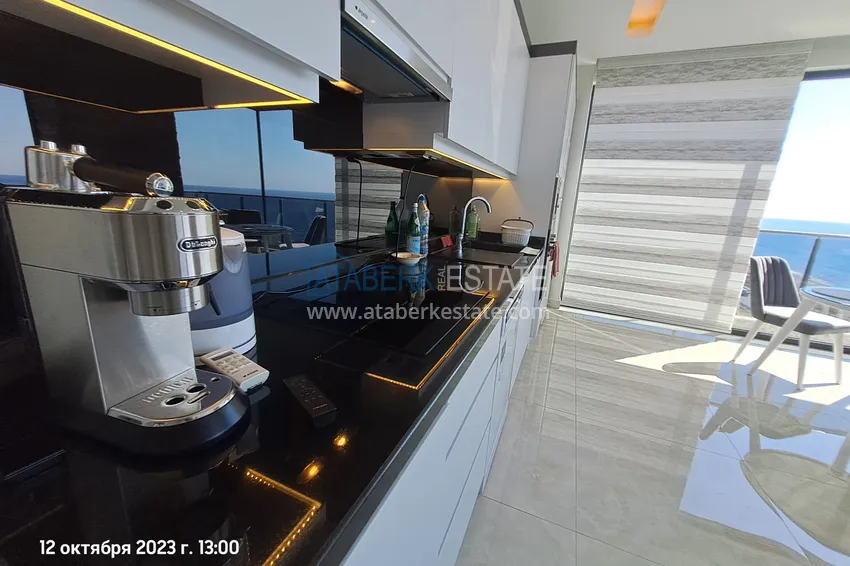 Kupuj Umeblowany apartament 2+1 z widokiem na morze przy plaży, dzielnica Mahmutlar — Alanya 6