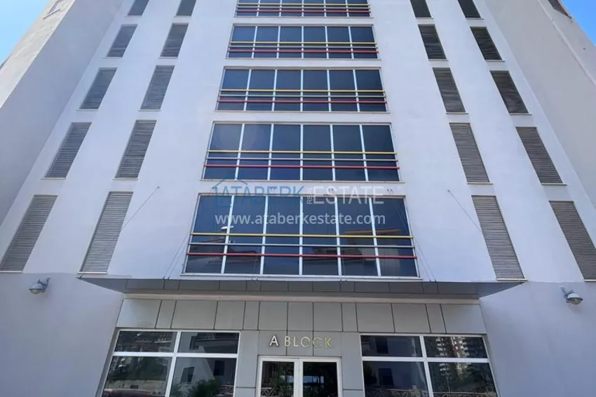 Apartament 1+1 z meblami i widokiem na morze w dzielnicy Cikcilli, Alanya 11 