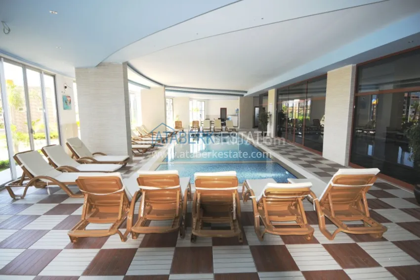 Apartament 1+1 z meblami i widokiem na morze w dzielnicy Cikcilli, Alanya 12 