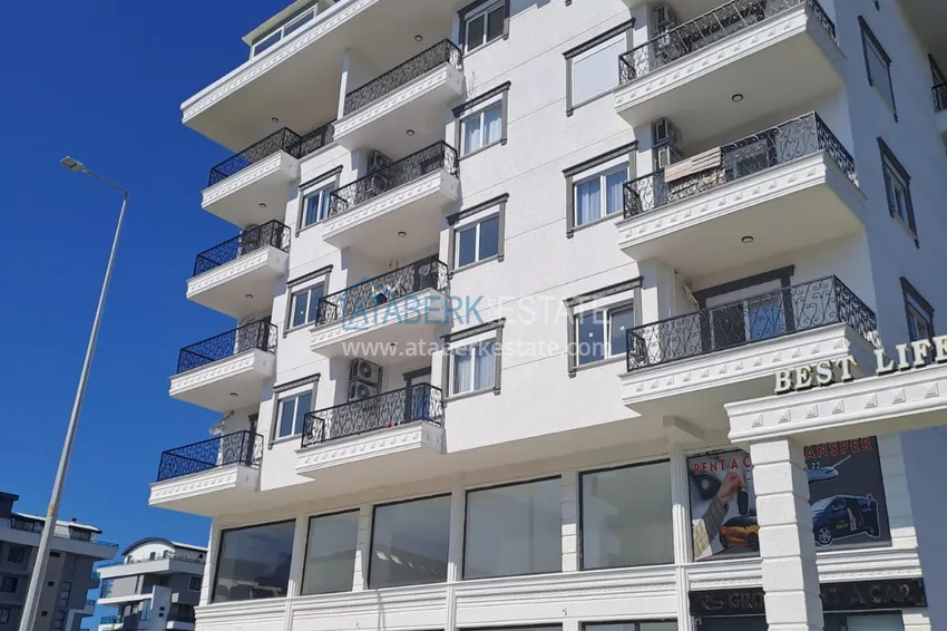 Apartament 1+1 z nowymi meblami i widokiem na morze w Alanyi, dzielnica Kargicak — 350 metrów od wybrzeża  6 