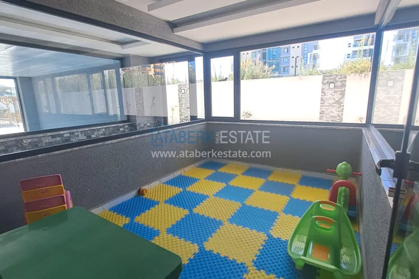 Apartament 1+1 z nowymi meblami i widokiem na morze w Alanyi, dzielnica Kargicak — 350 metrów od wybrzeża  7 