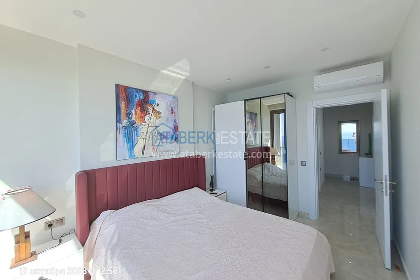 Kupuj Umeblowany apartament 2+1 z widokiem na morze przy plaży, dzielnica Mahmutlar — Alanya 8