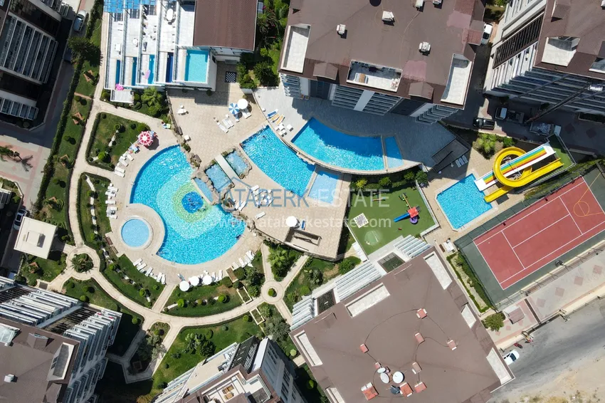 Mieszkanie z dwiema sypialniami do wynajęcia w rezydencji premium — Alanya, Oba A-2 7 