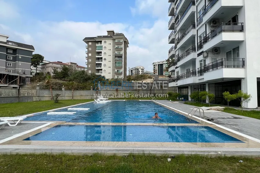 Mieszkanie do wynajęcia w Alanya, dzielnica Avsallar z meblami w kompleksie z prywatną plażą  8 