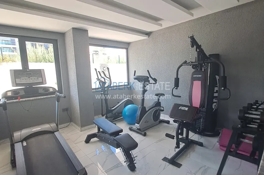 Apartament 1+1 z nowymi meblami i widokiem na morze w Alanyi, dzielnica Kargicak — 350 metrów od wybrzeża  8 